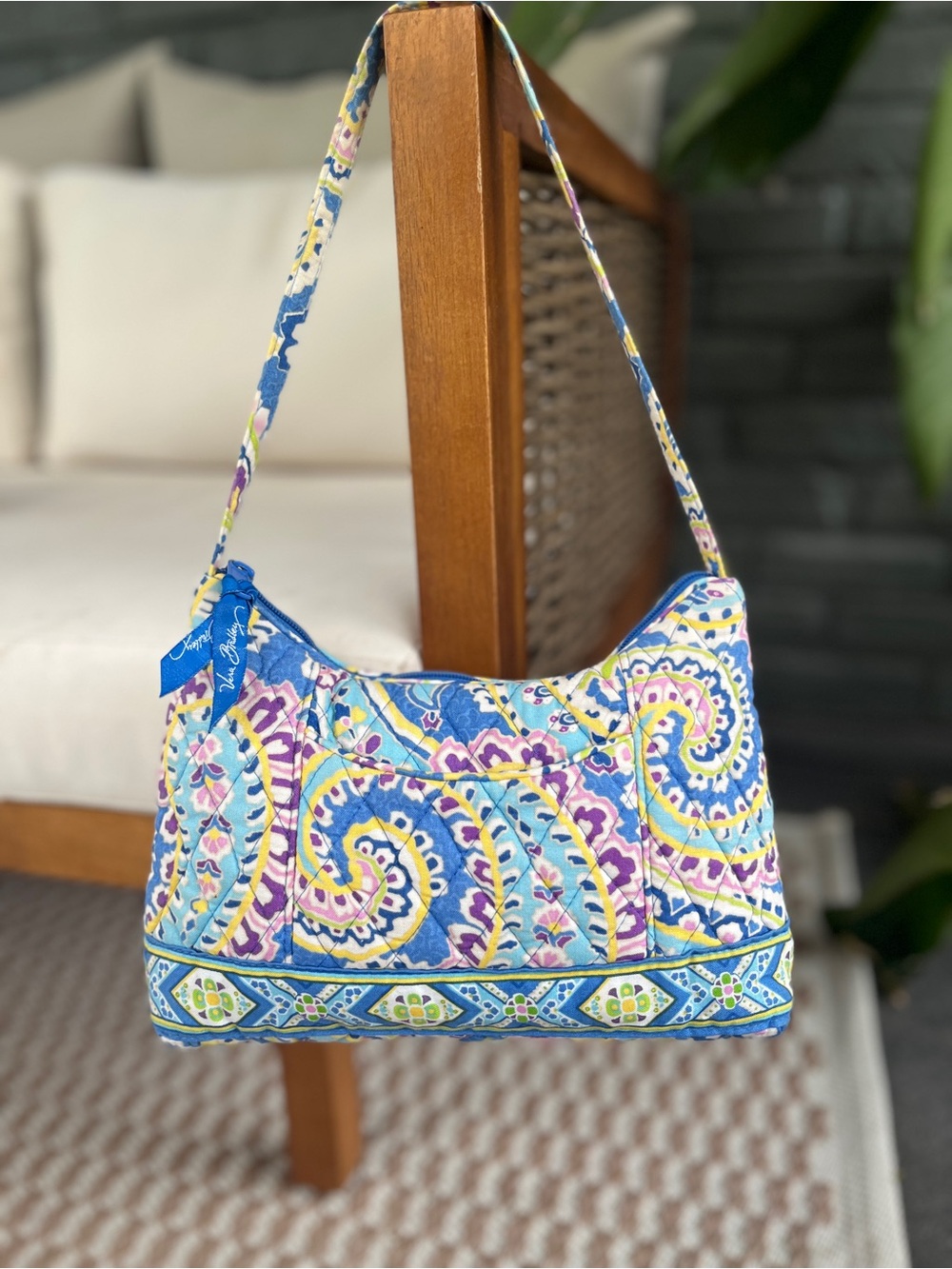Vera Bradley Capri Blue Molly Bag